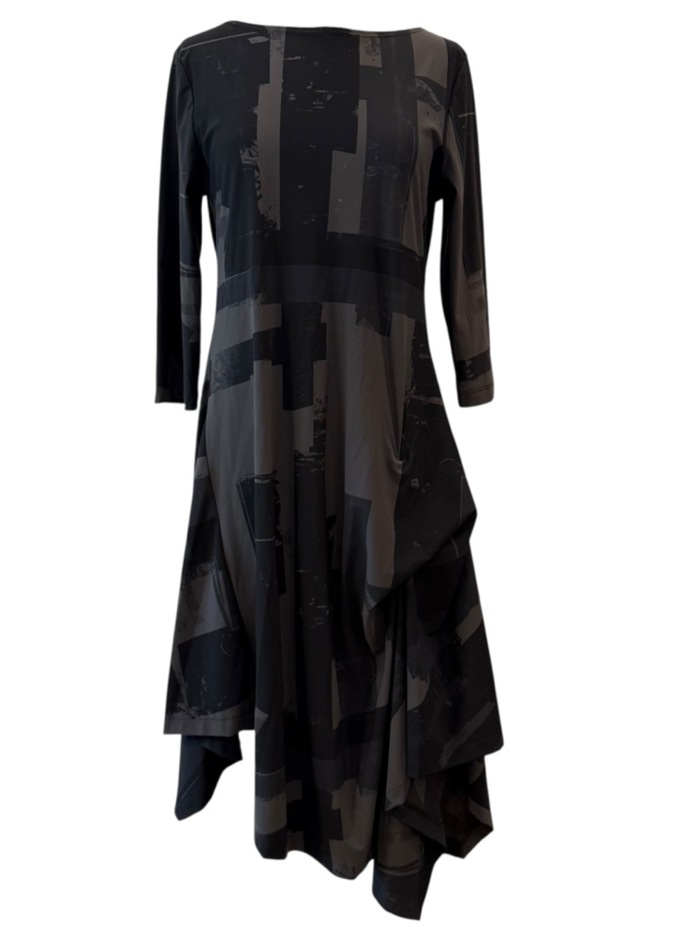 Porto San Francisco Lagenlook art to wear midi dress